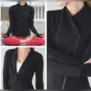 Lululemon Precision Jacket Without Thumb Holes In Black Size 10